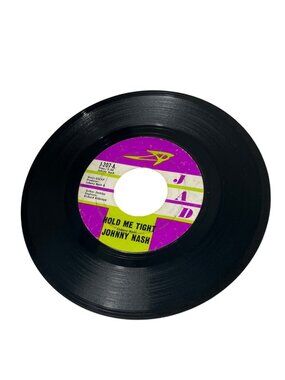 Johnny Nash 45 RPM Vinyl Record - Cupid / Hold Me Tight - JAD Label Vintage R23